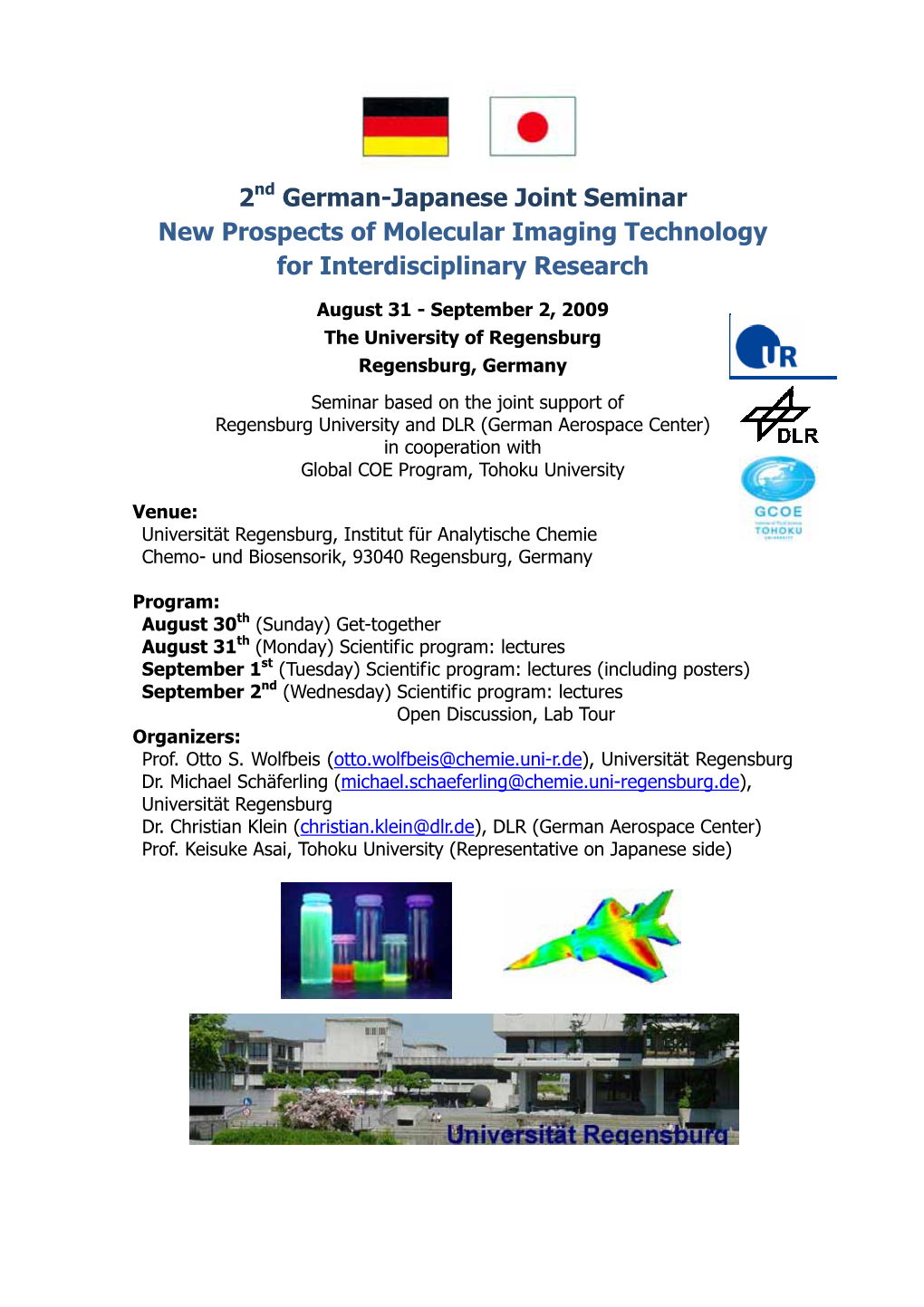 2Nd German-Japanese Joint Seminar New Prospects of Molecular Imaging Technology for Interdisciplinary Research