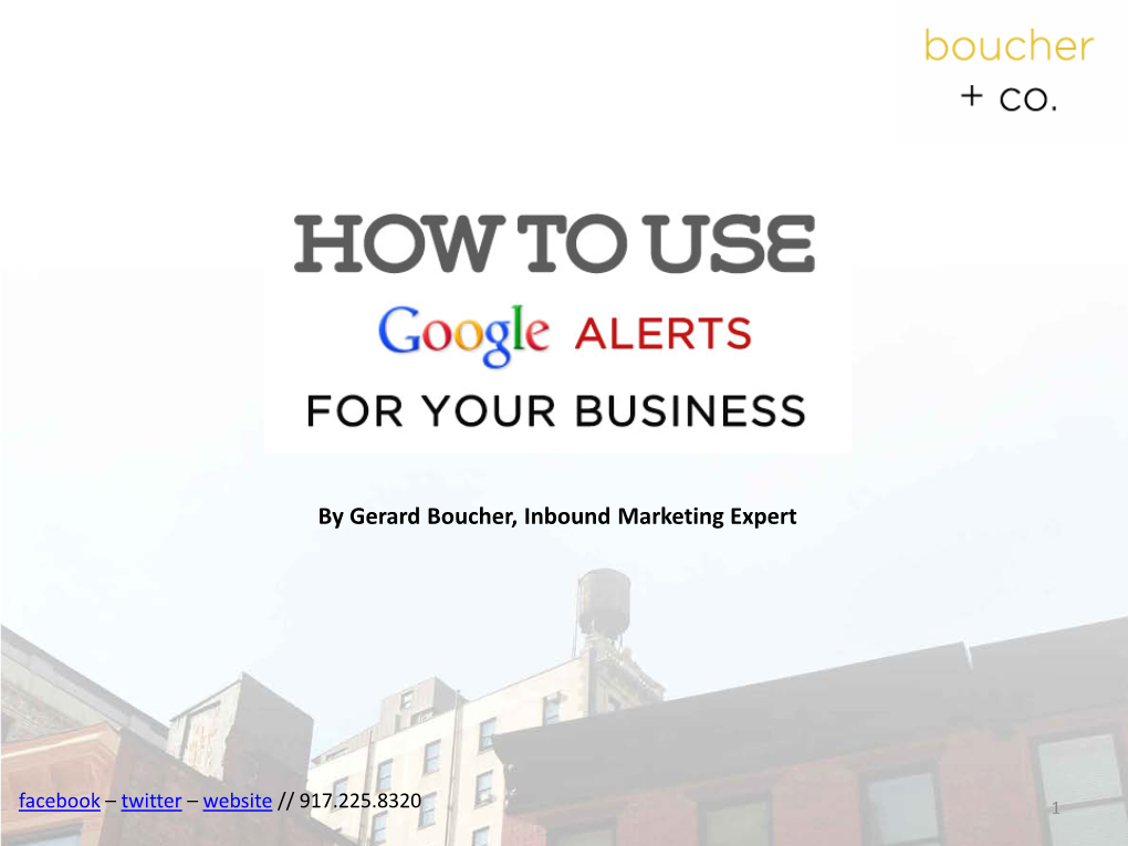 How to Use Google Alerts for Your Business