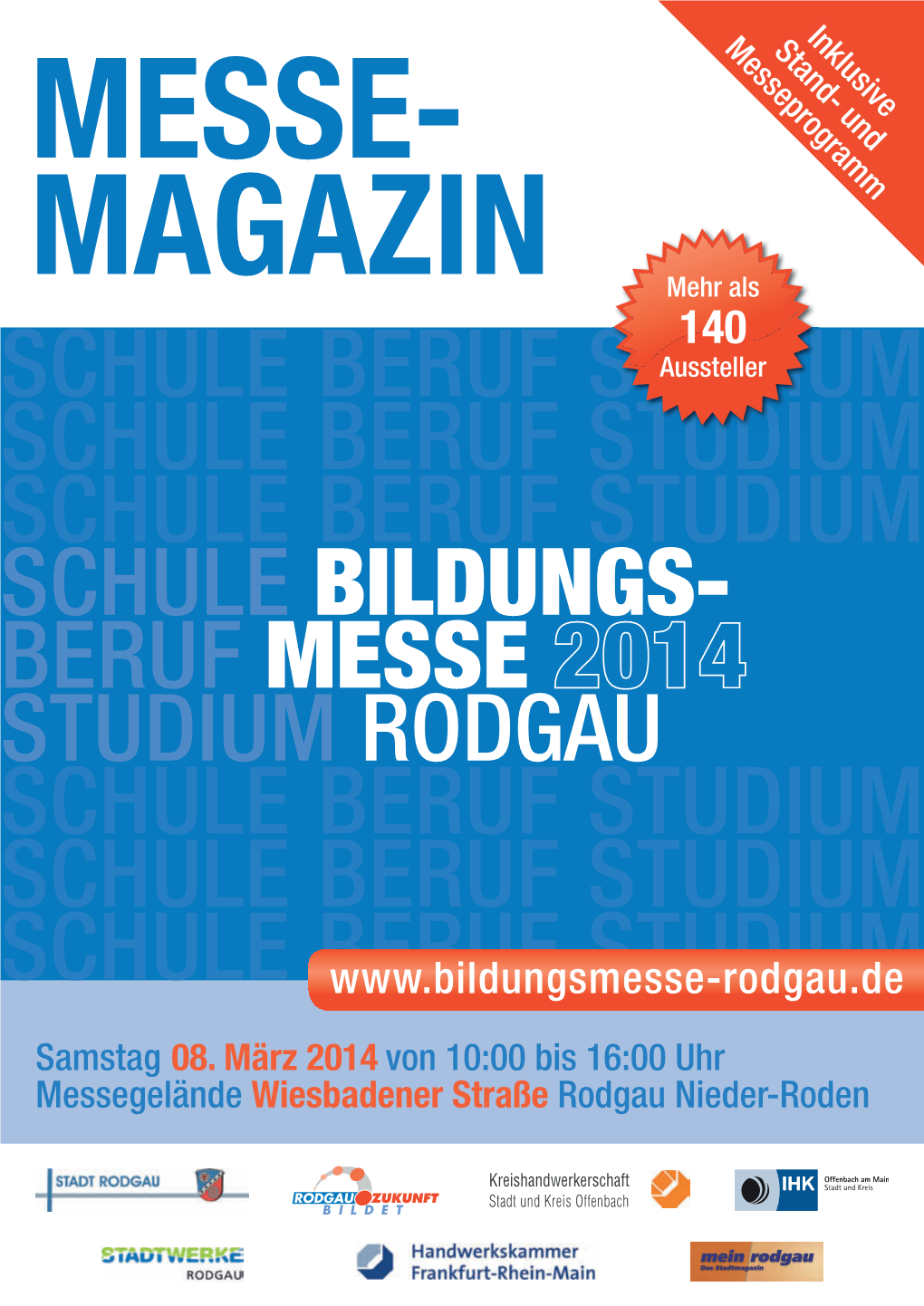 Messemagazin Bildungsmesse Rodgau 2014