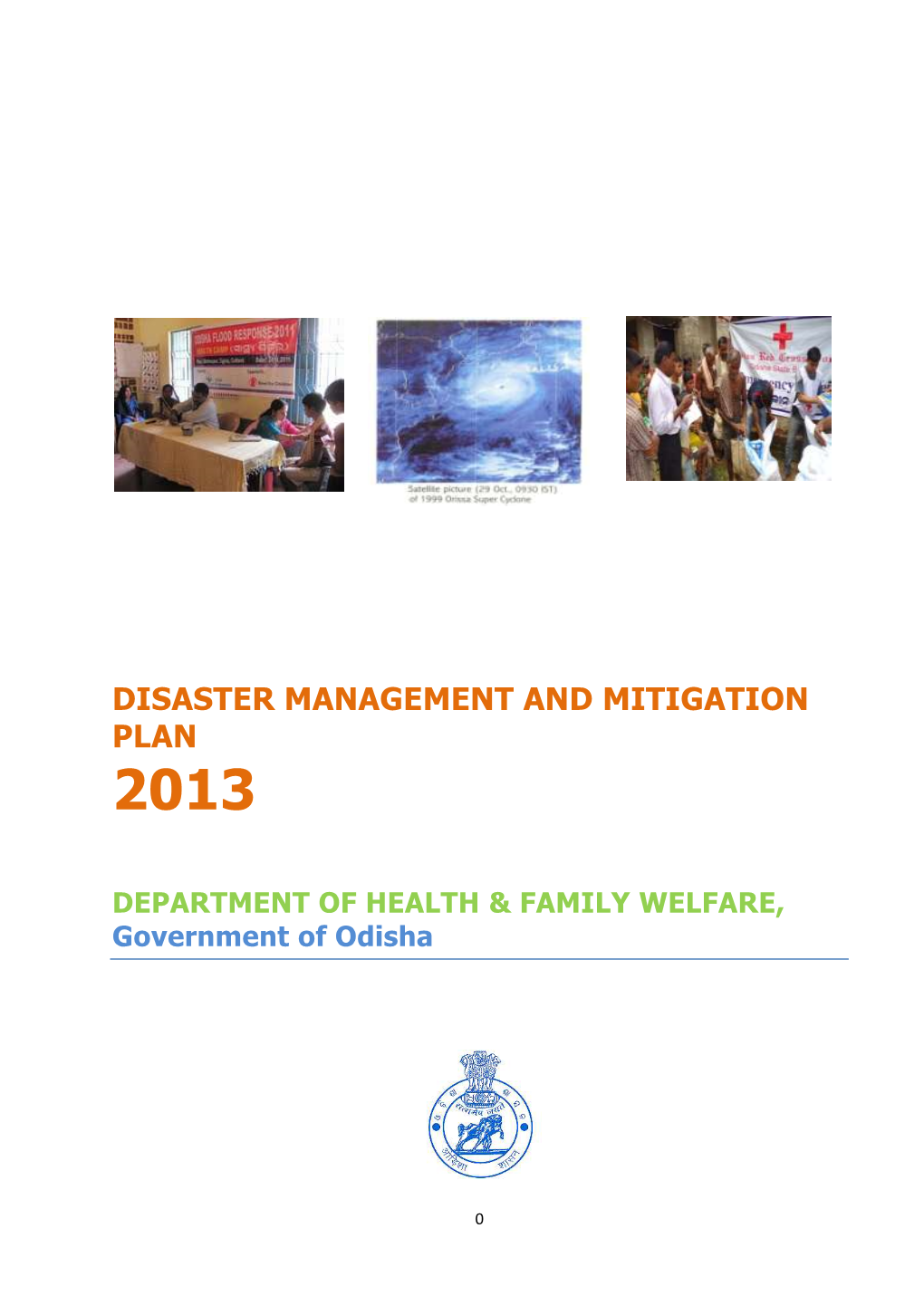 Disaster Management and Mitigation Plan 2013
