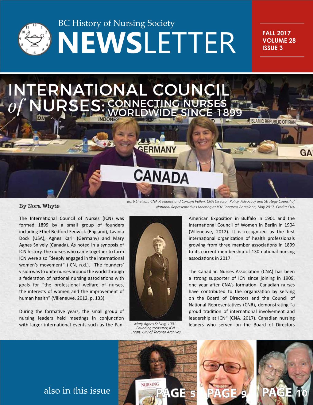 Of NURSES: WORLDWIDE SINCE 1899