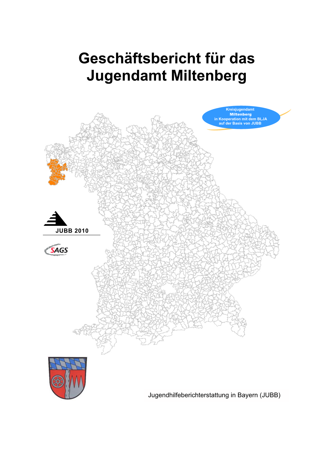 Geschäftsbericht Für Das Jugendamt Miltenberg