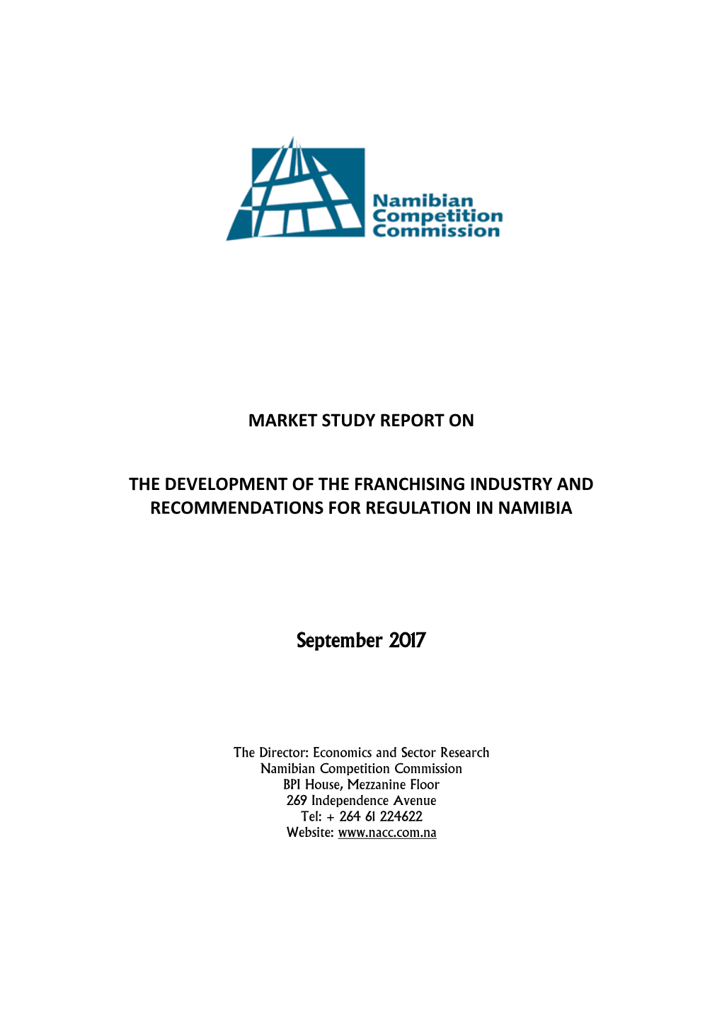 Market Study Report on the Development of The