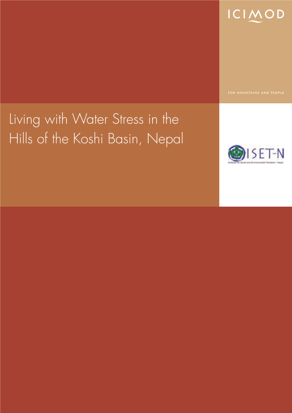 Living with Water Stress in the Hills of the Koshi Basin, Nepal