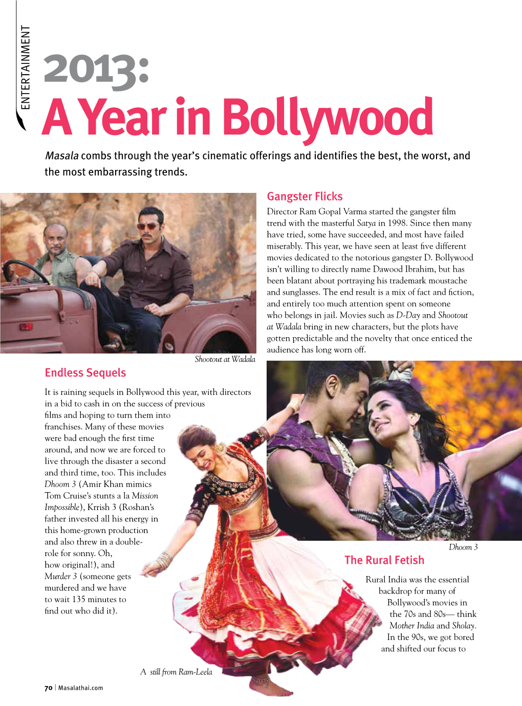 2013 Bollywood