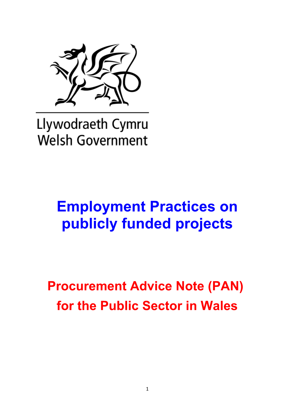 Employment Practices on Publicly Funded Projects