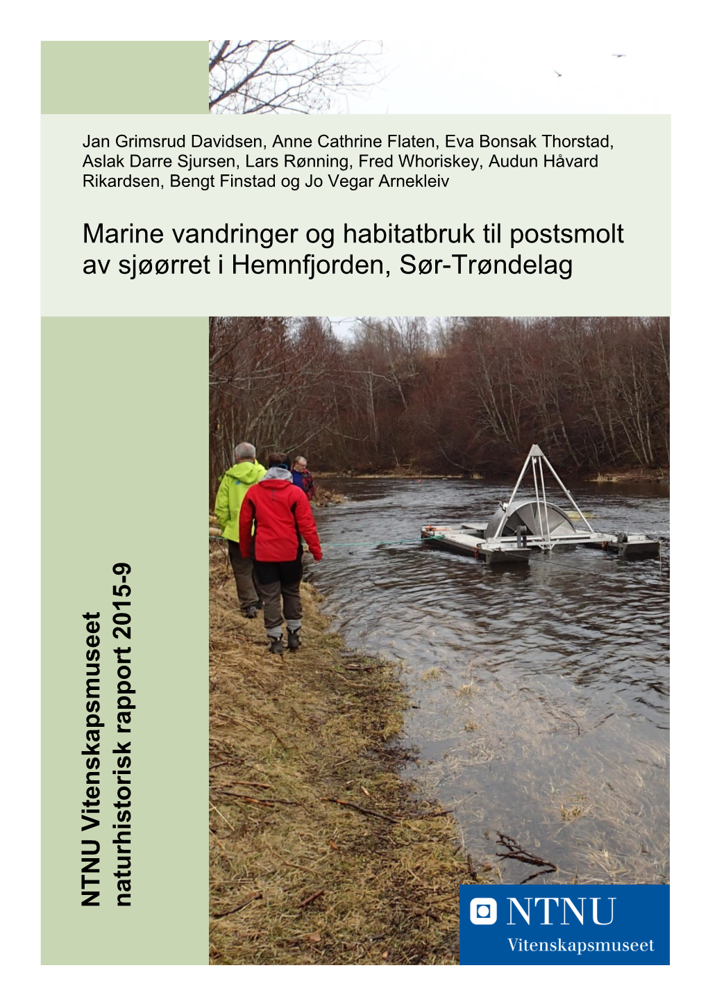 Marine Vandringer Og Habitatbruk Til Postsmolt Av Sjøørret I Hemnfjorden, Sør-Trøndelag