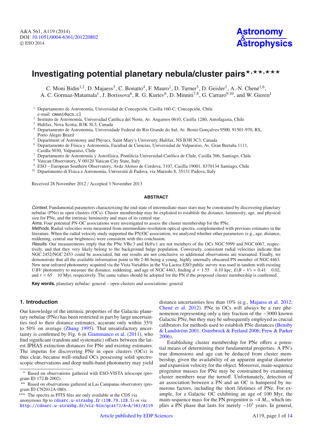 Investigating Potential Planetary Nebula/Cluster Pairs⋆⋆⋆⋆⋆⋆