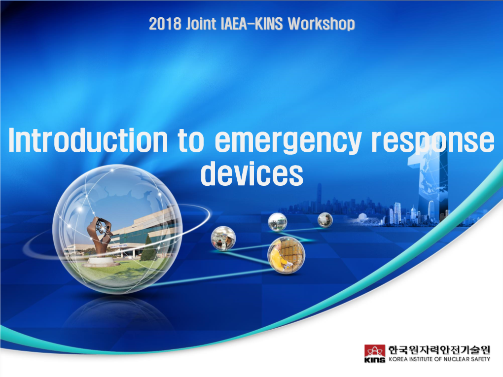 Introduction to Emergency Response Devices Contents