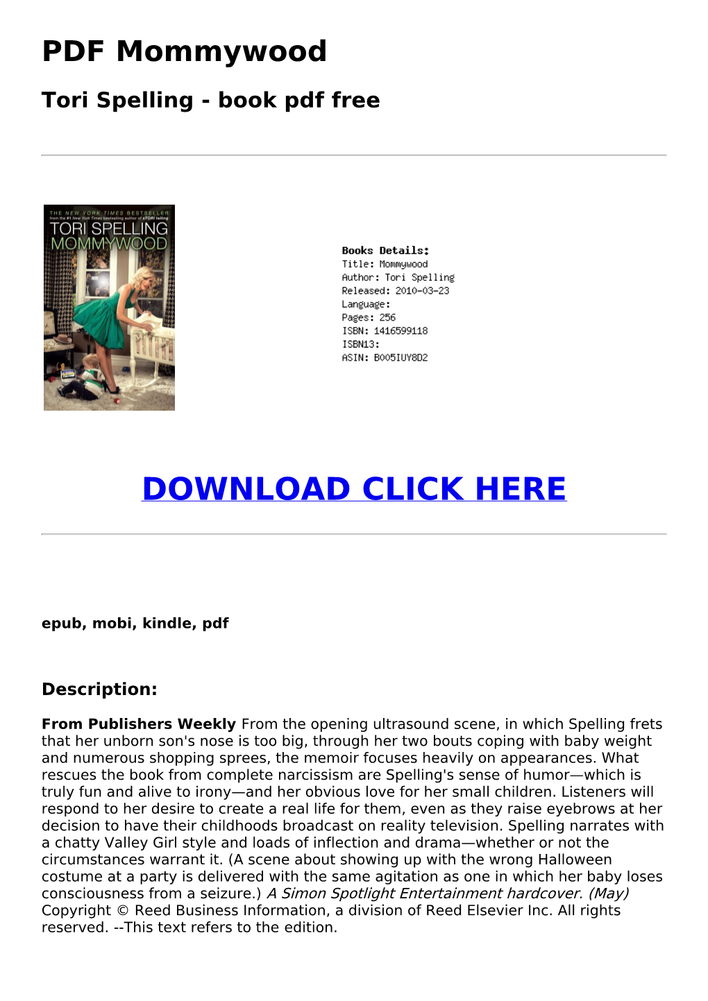 2D0722f PDF Mommywood Tori Spelling