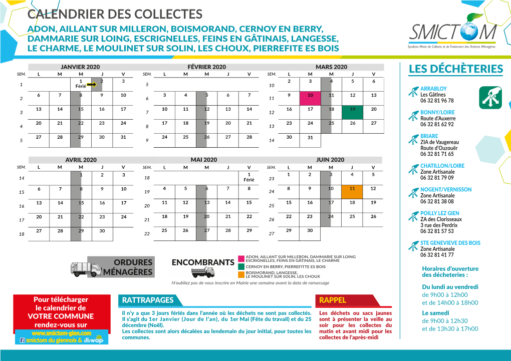 Calendrier Des Collectes