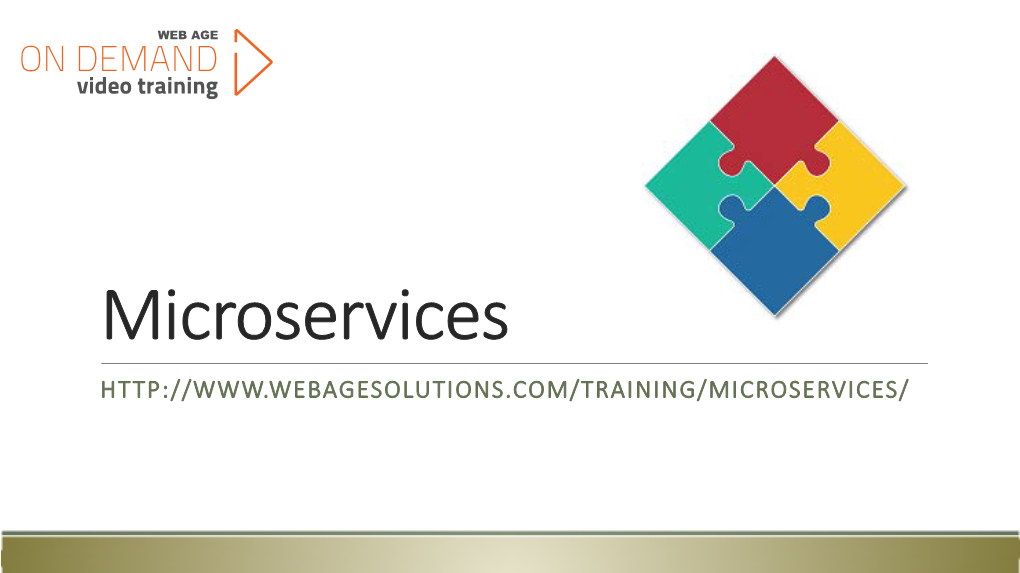 Microservices Architecture Based Components Are Designed for Failure