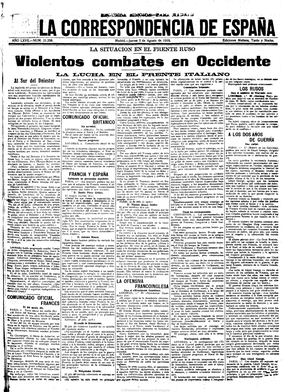 Violentos Combates En Occidente