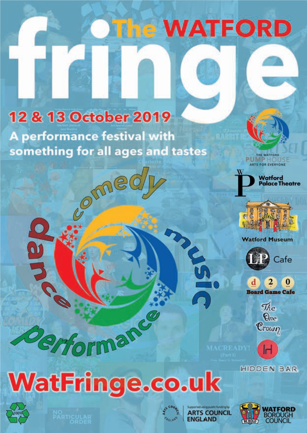 Welcome to the Watford Fringe Saturday 12Th