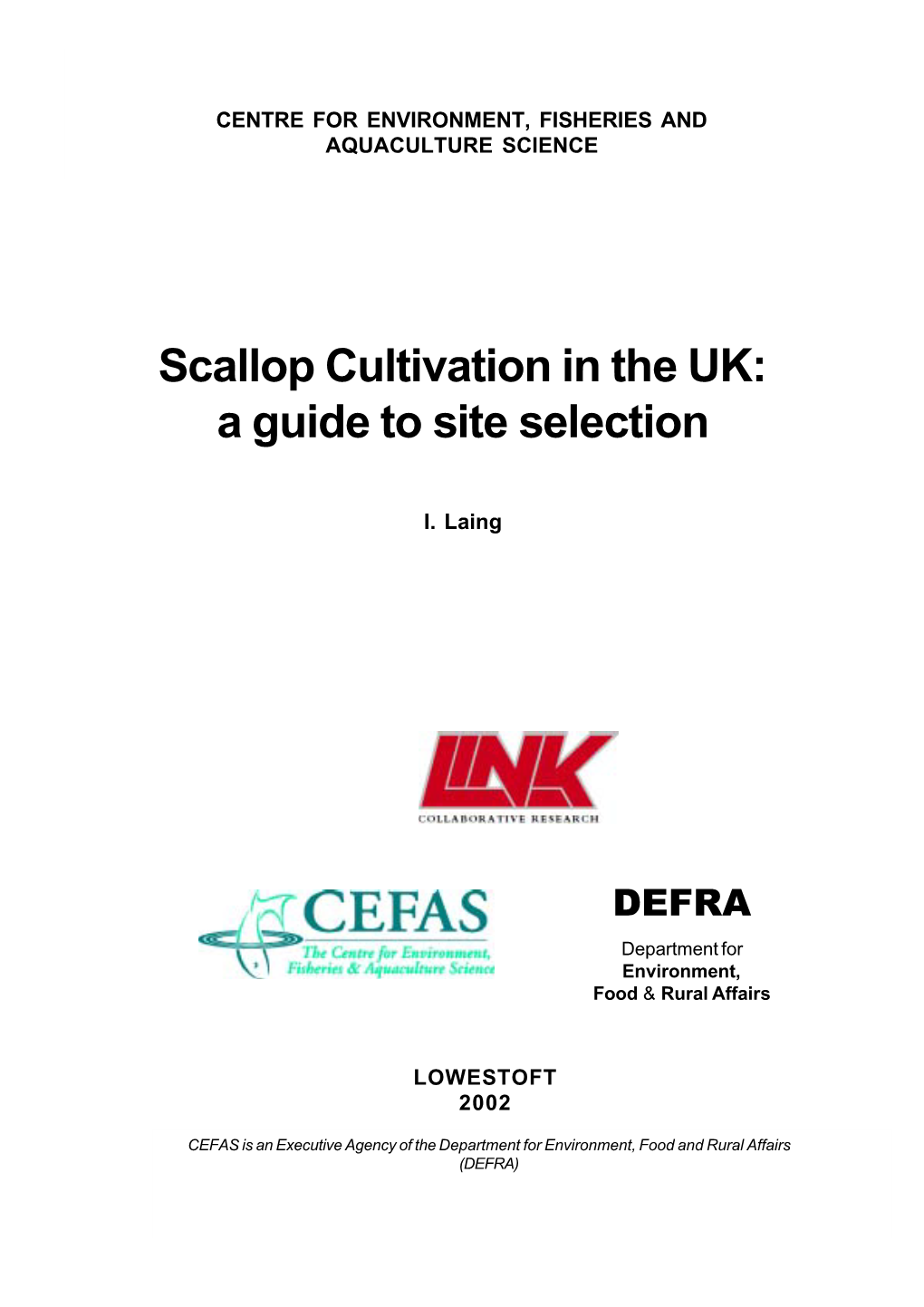 Scallop Cultivation in the UK: a Guide to Site Selection