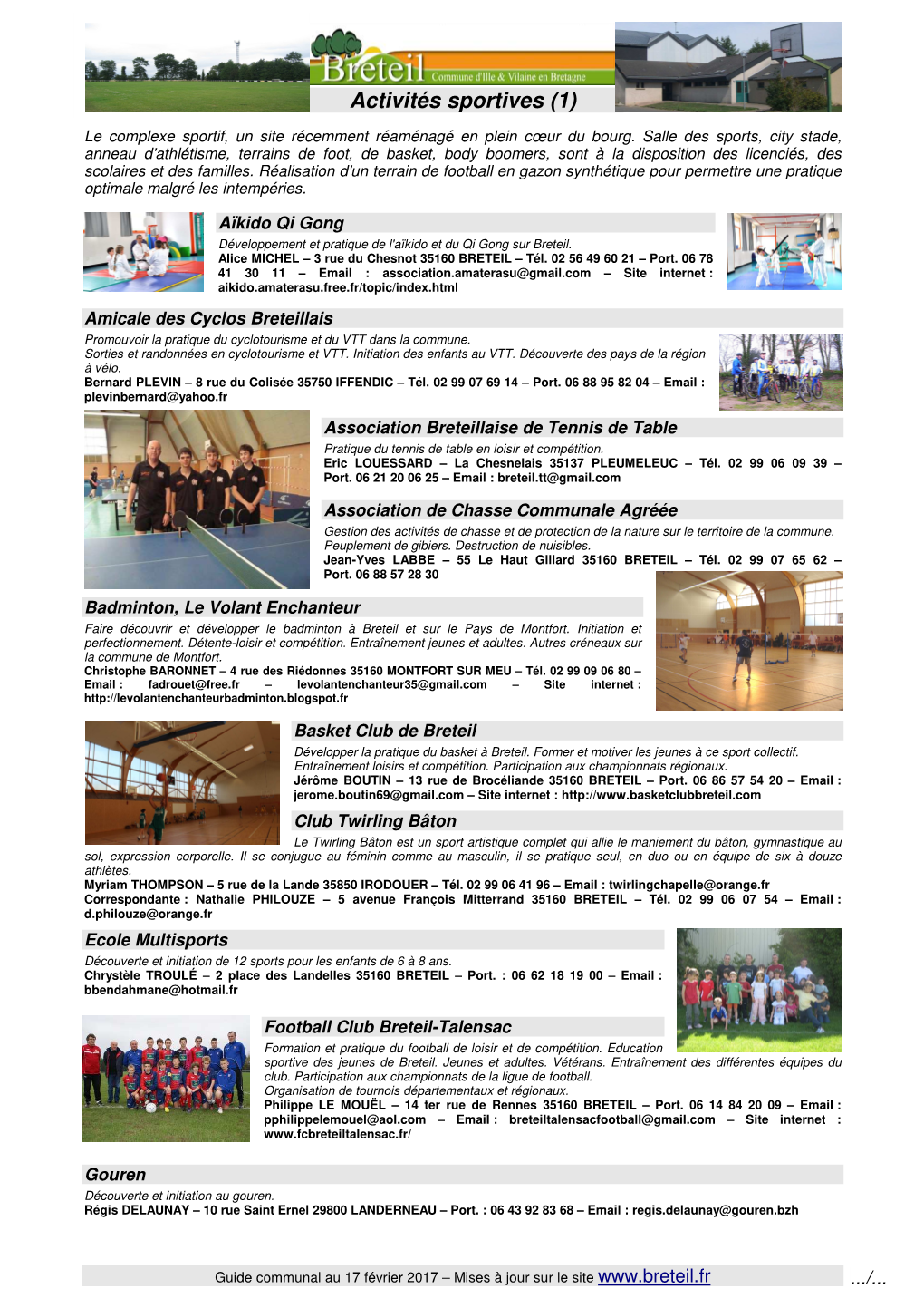 Activités Sportives (1)