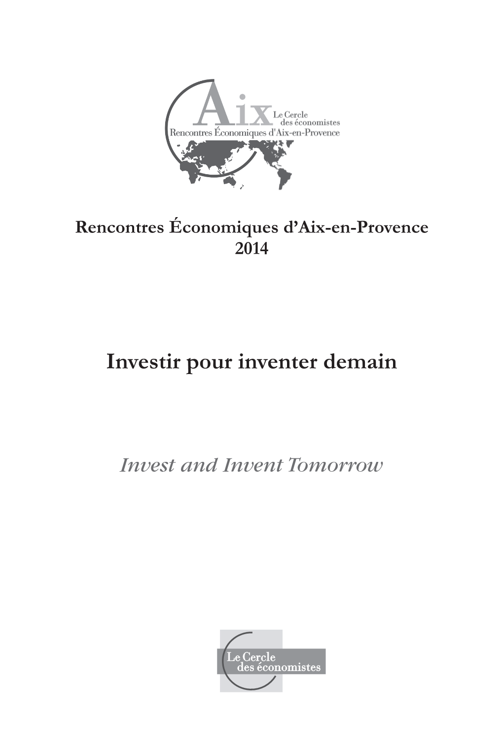 Investir Pour Inventer Demain