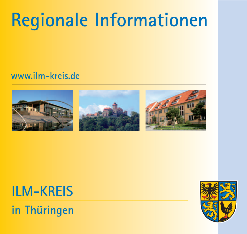 Bürger-Informationsbroschüre Des Ilm Kreis