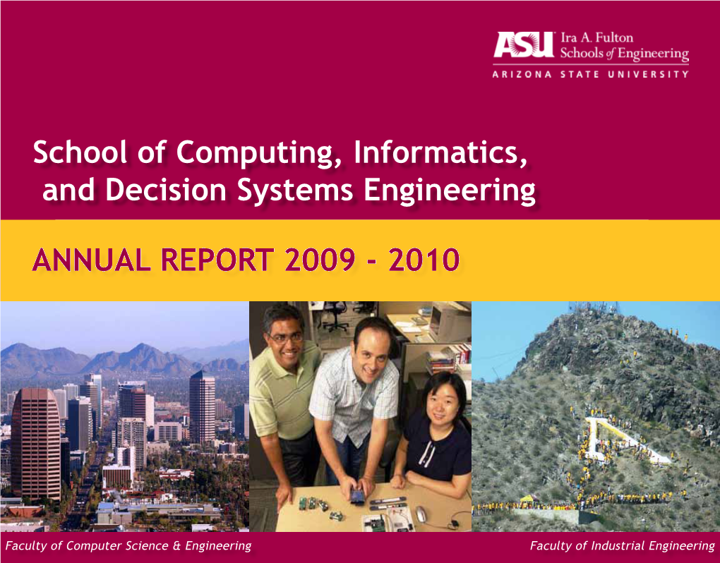 School of Computing, Informatics, and Decision Systems Engineering