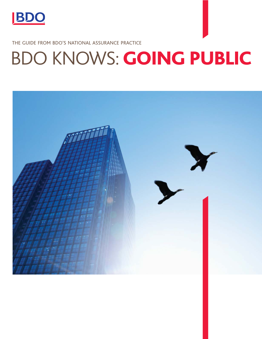 The Guide from Bdo's National Assurance Practice