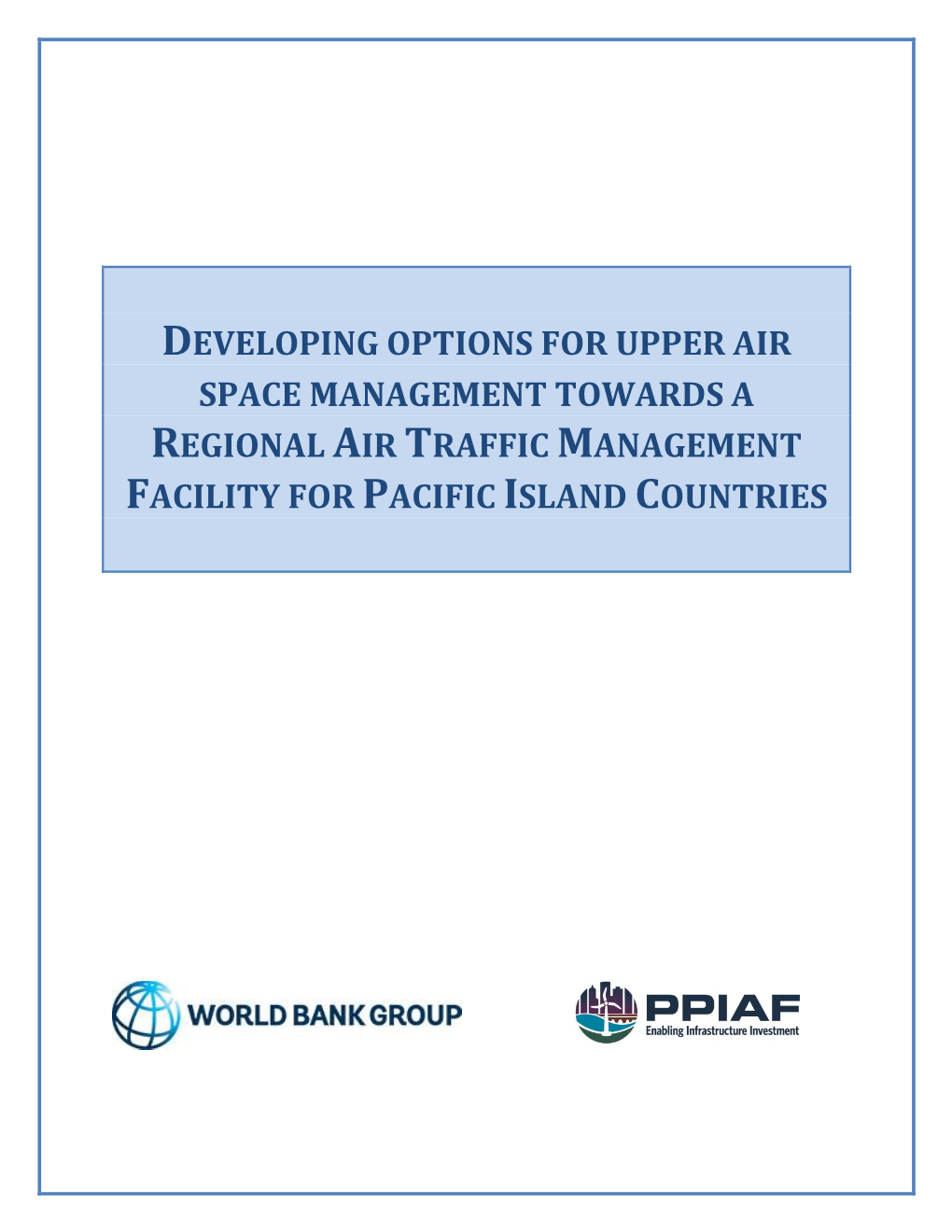 Regional Air Traffic Management Facility for Pacific Island Countries