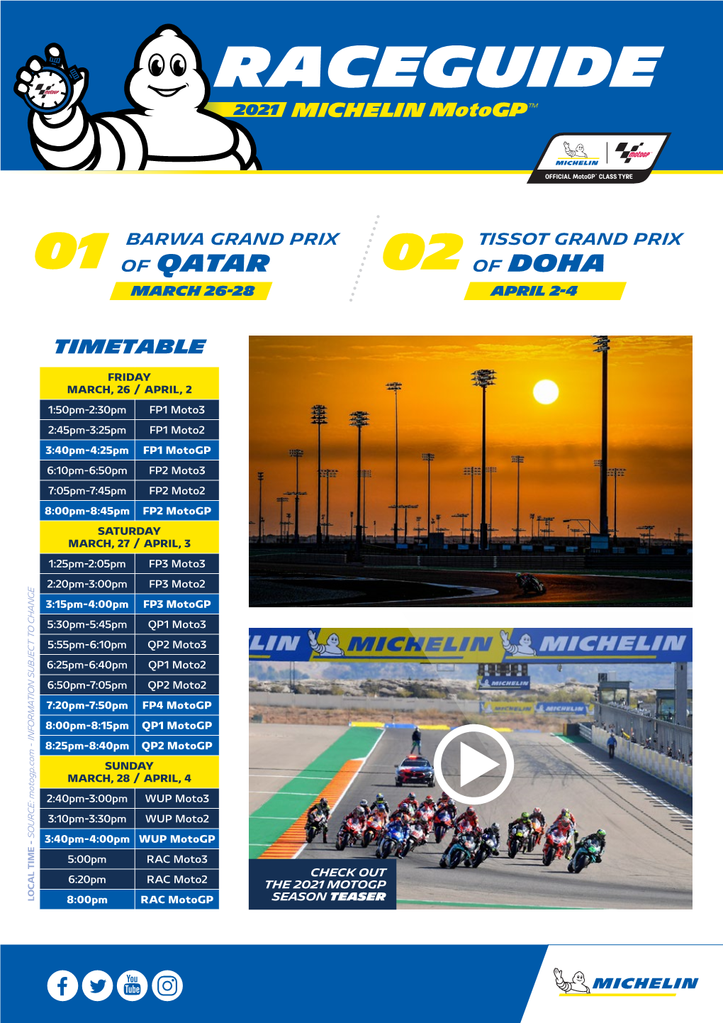 Motogp™ of Two New Motogp™ Records for Losail: 3 up to 4 Power Slick Hard Range in Depth