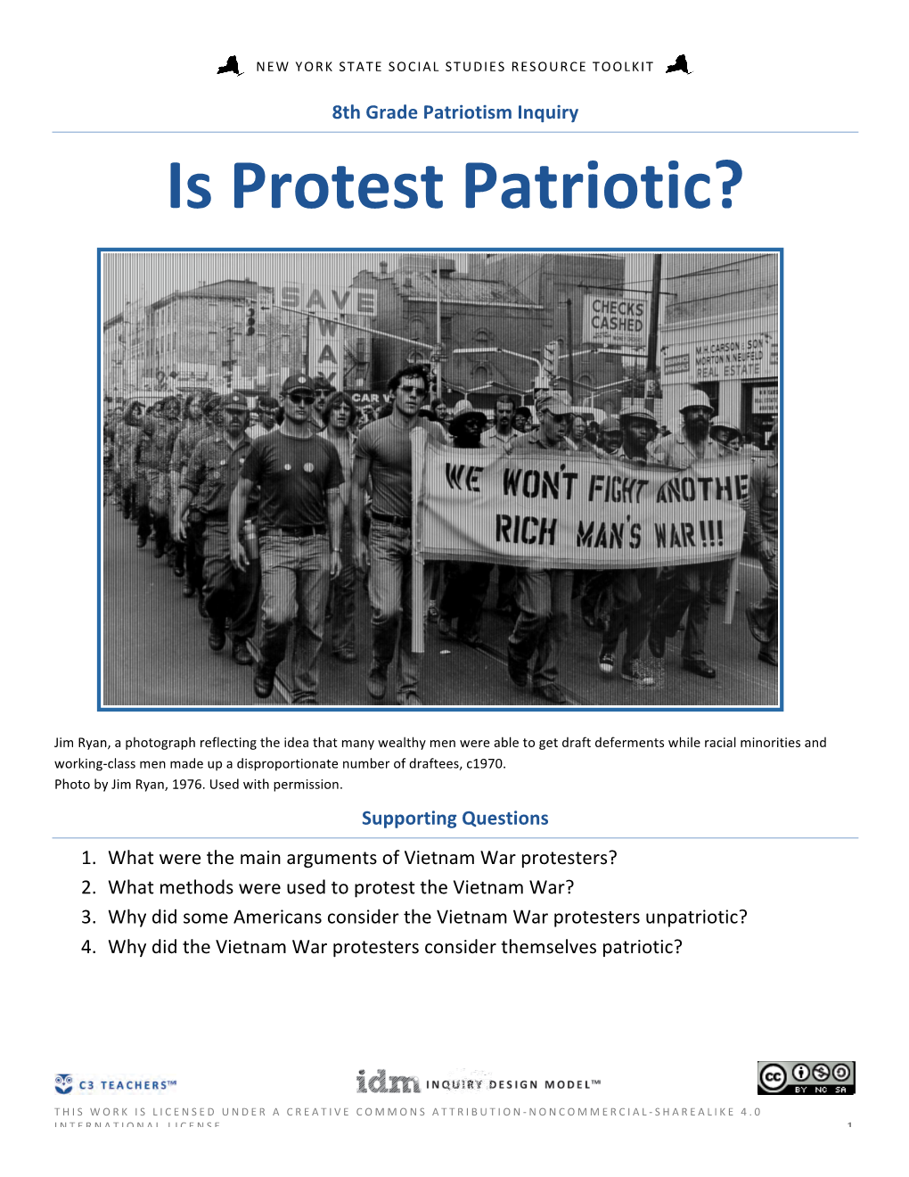 Is Protest Patriotic?