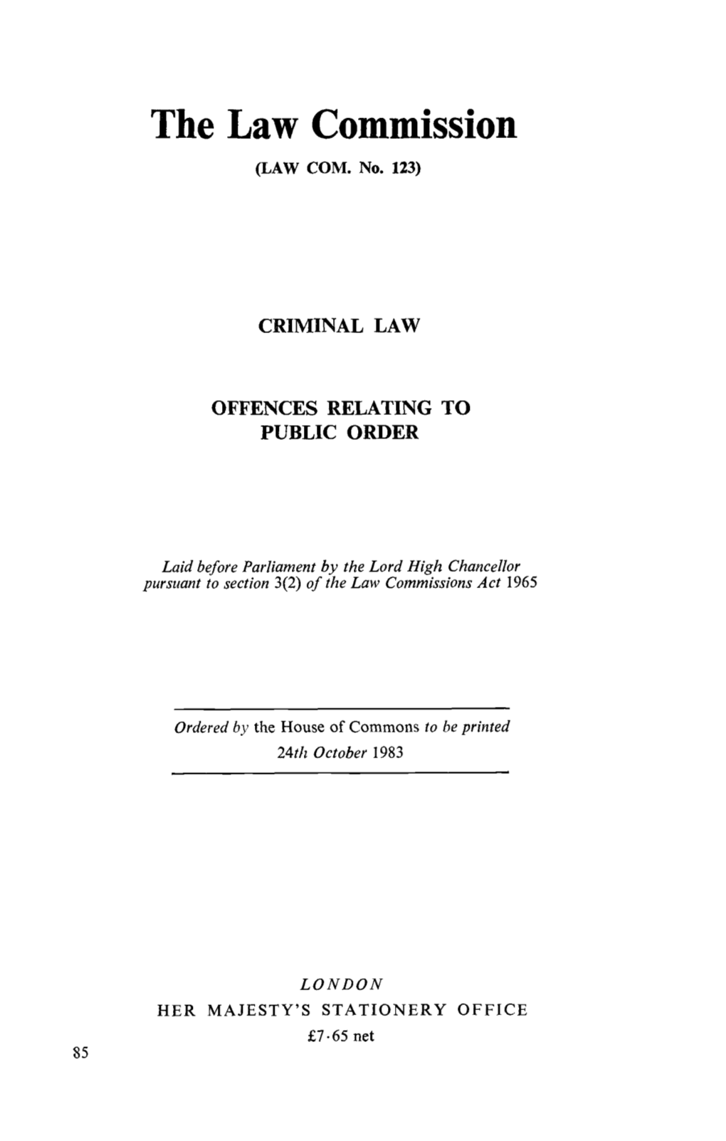 Criminal Law