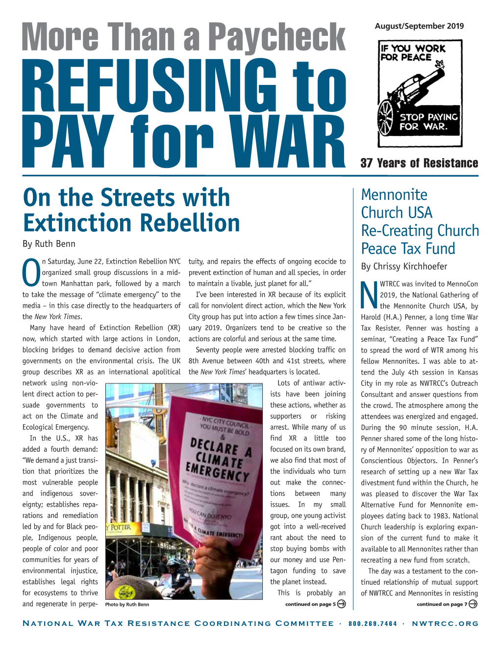 On the Streets with Extinction Rebellion