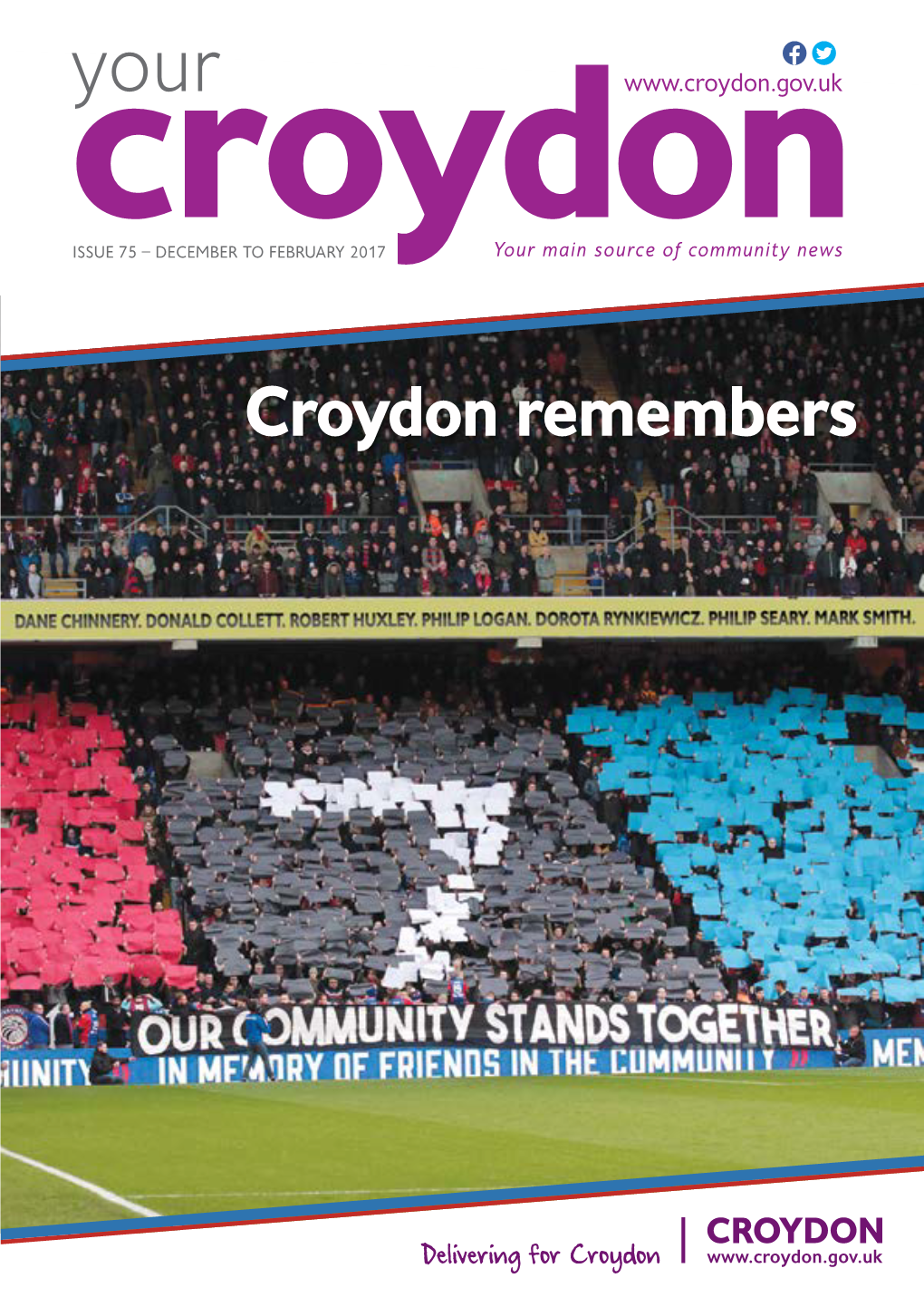 Croydon Remembers 2 DECEMBER to FEBRUARY 2017