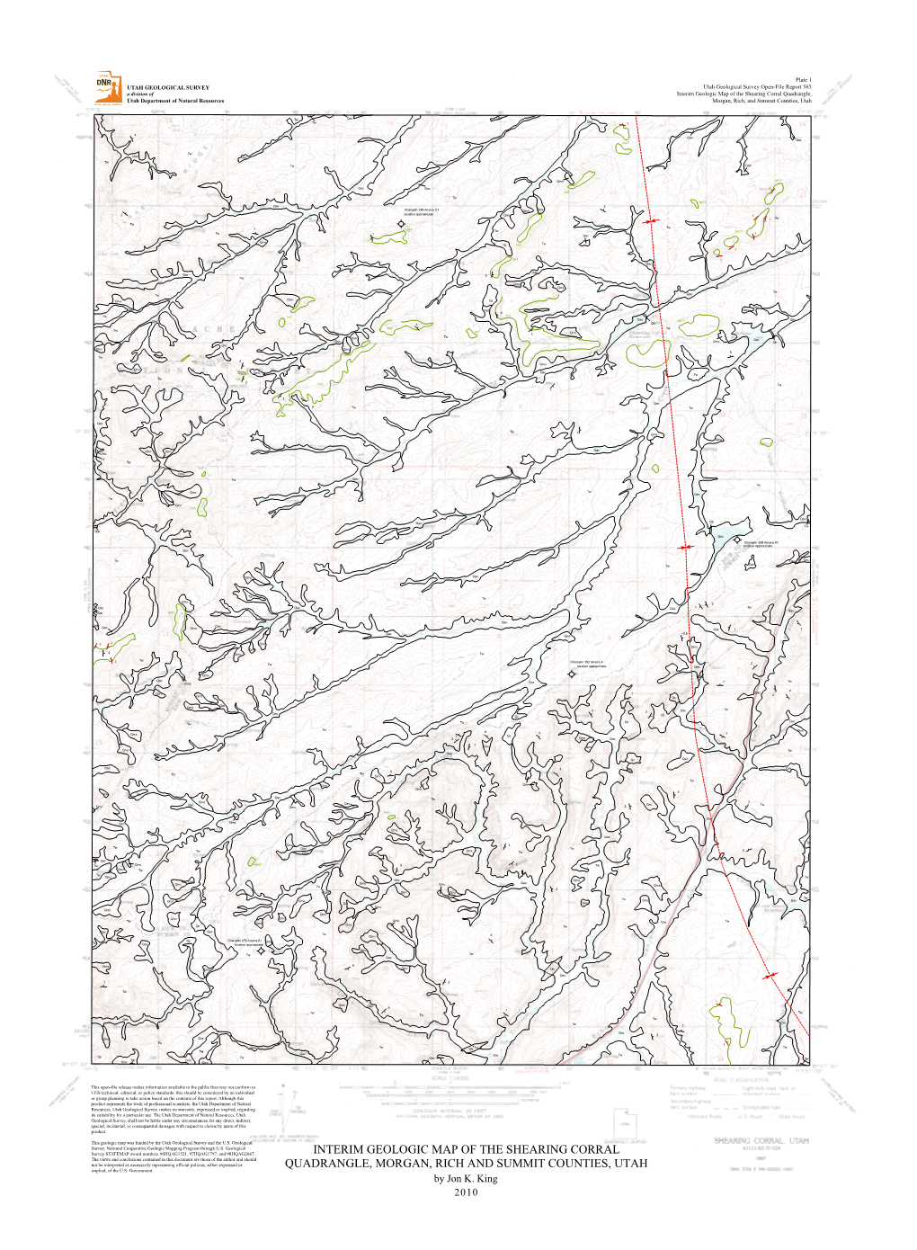 Interim Geologic Map of the Shearing Corral