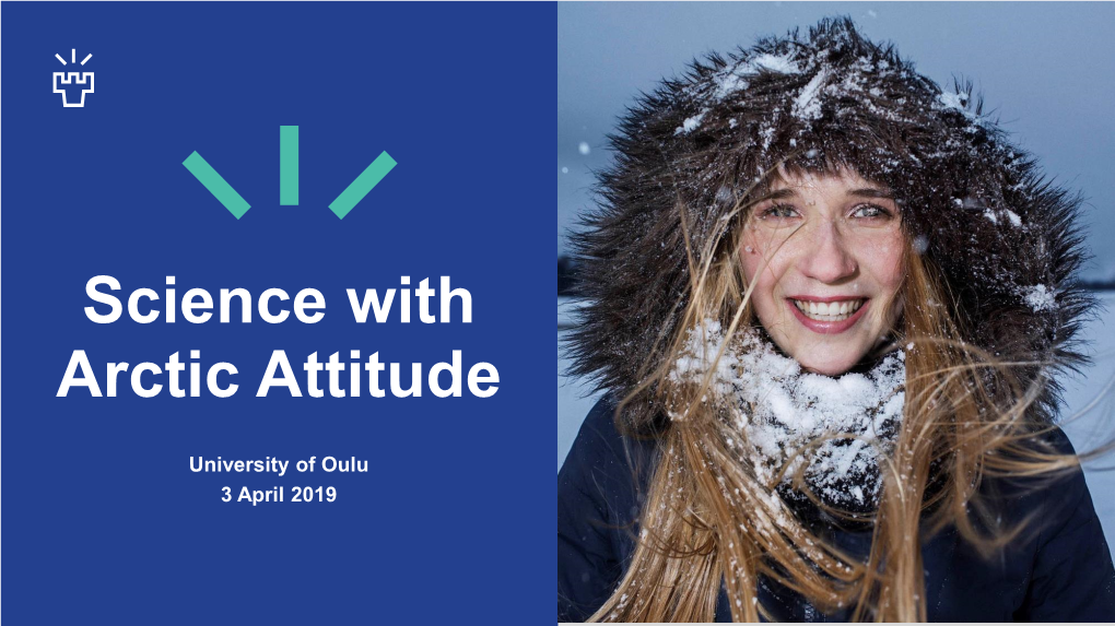 Science with Arctic Attitude