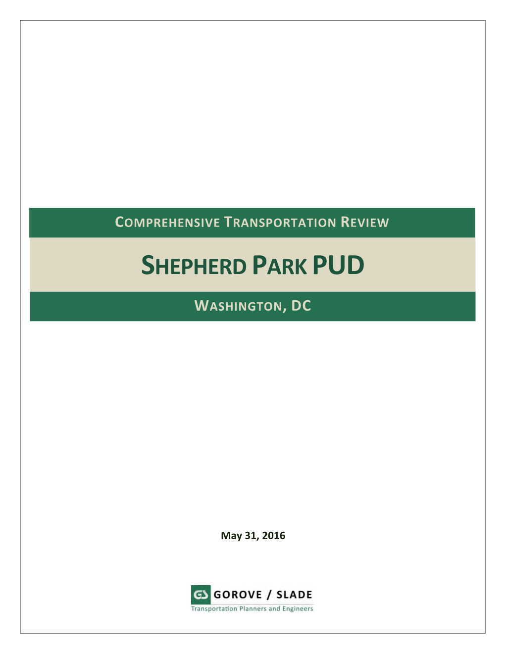 Shepherd Park Pud