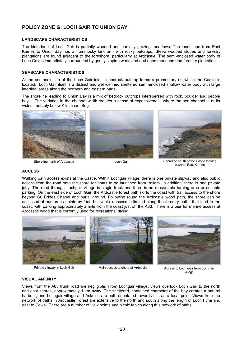 Policy Zone G Loch Gair to Union Bay.Pdf