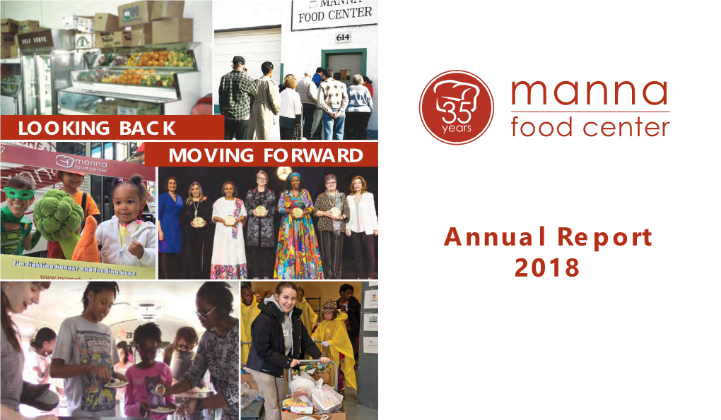 Annual Report 2018 Dear Friends, Back in 1983, Hunger Was on the Rise in Board of Directors Montgomery County, MD