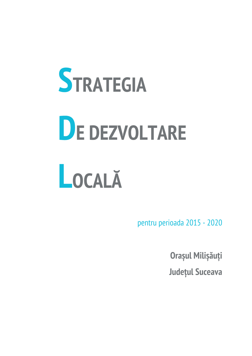 Strategia De Dezvoltare Locală