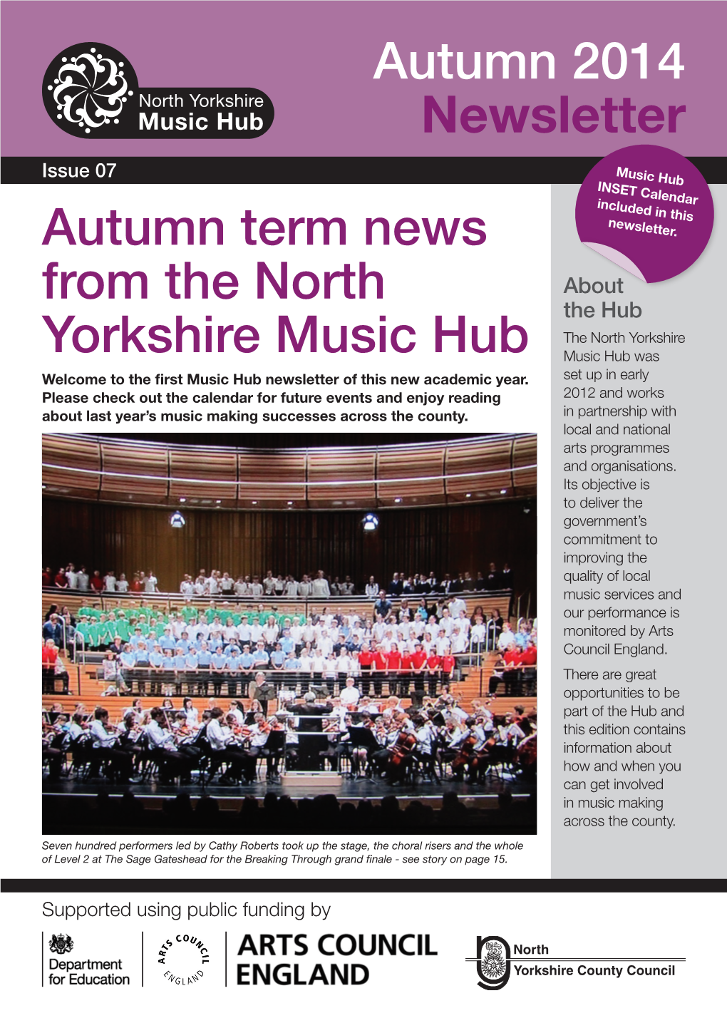 Autumn 2014 Newsletter