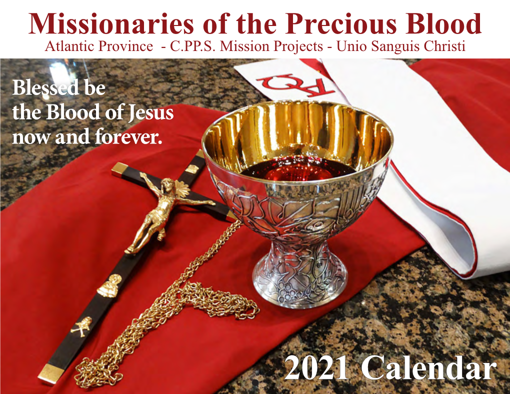 2021 Calendar Liturgical Calendar