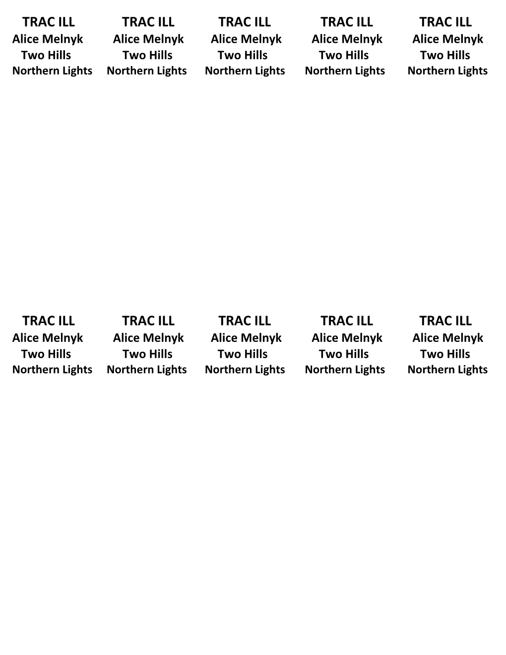 Northern Lights TRAC ILL Flags