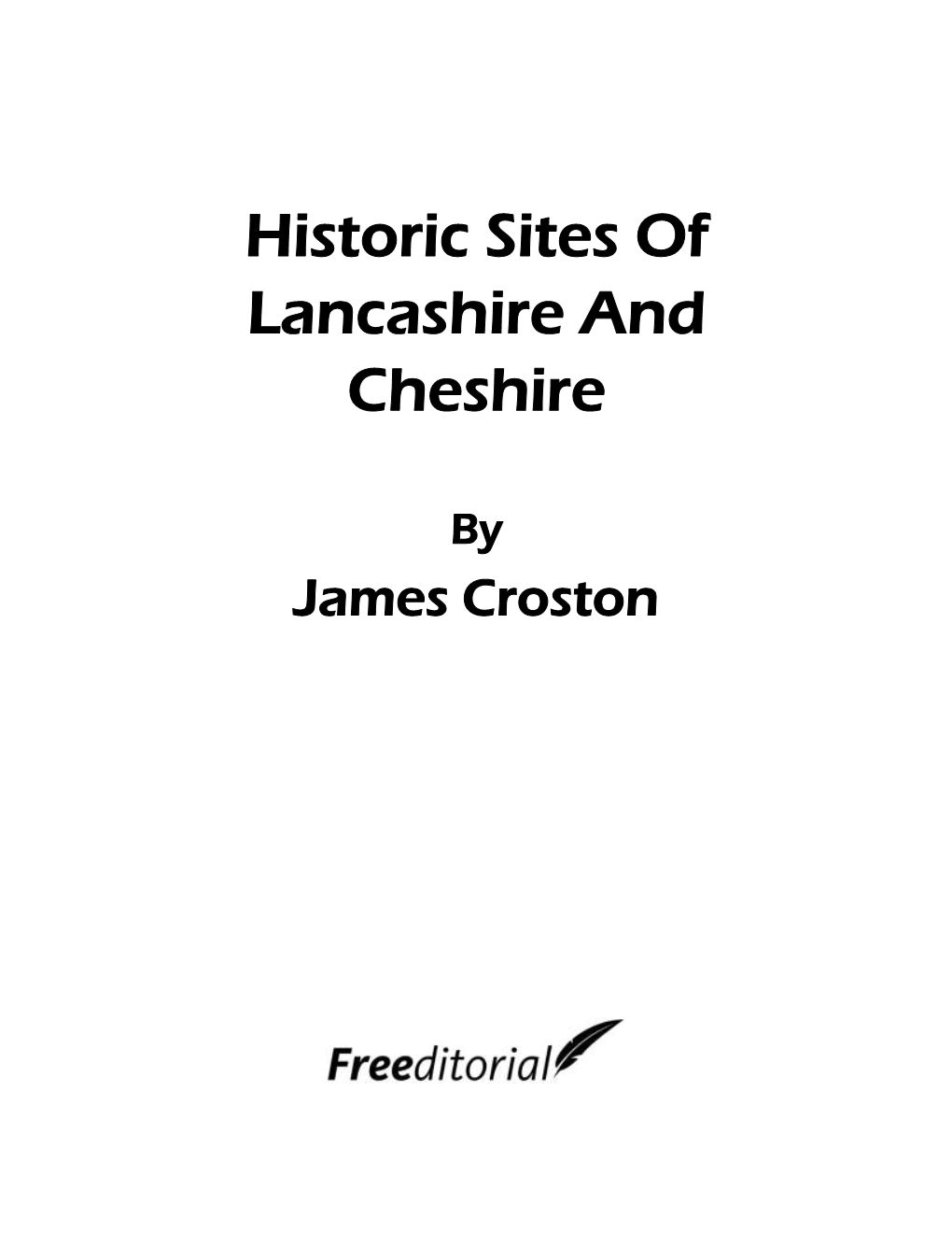 Historic Sites of Lancashire and Cheshire