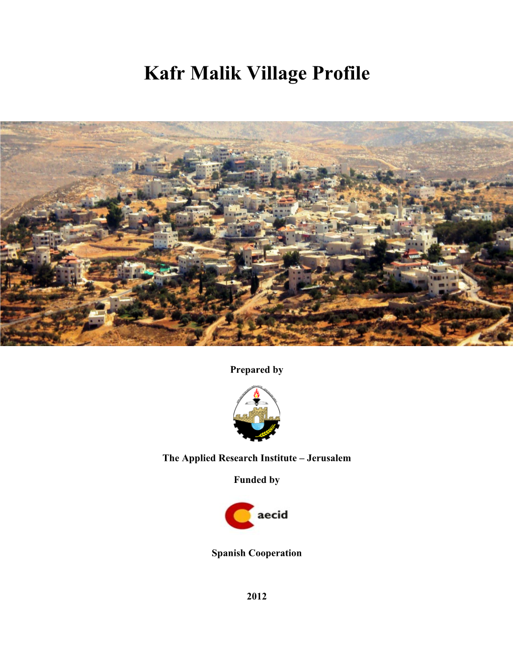 Kafr Malik Village Profile