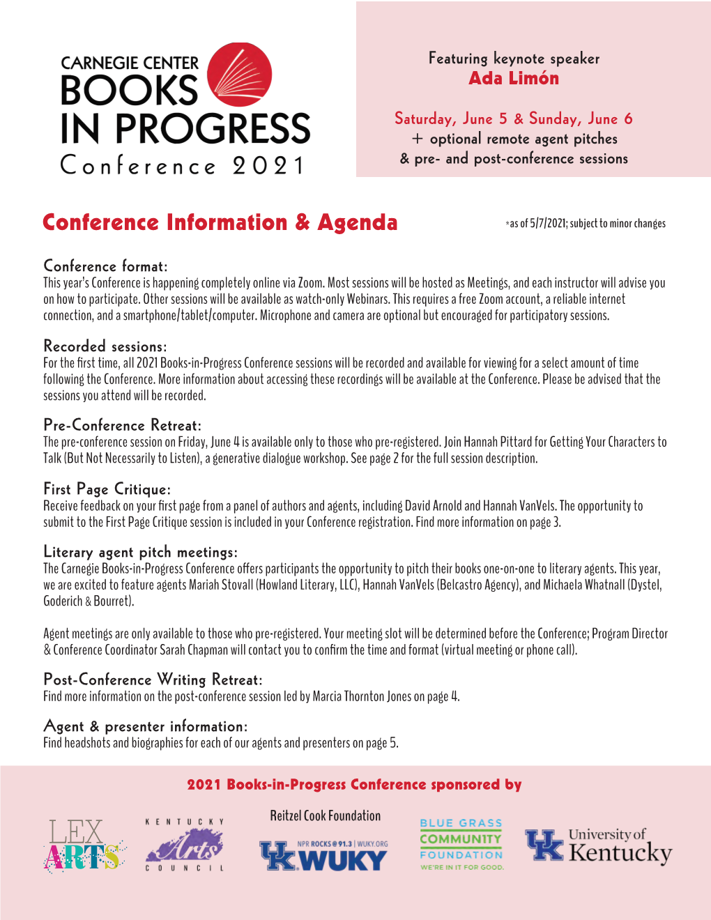 Conference Information & Agenda