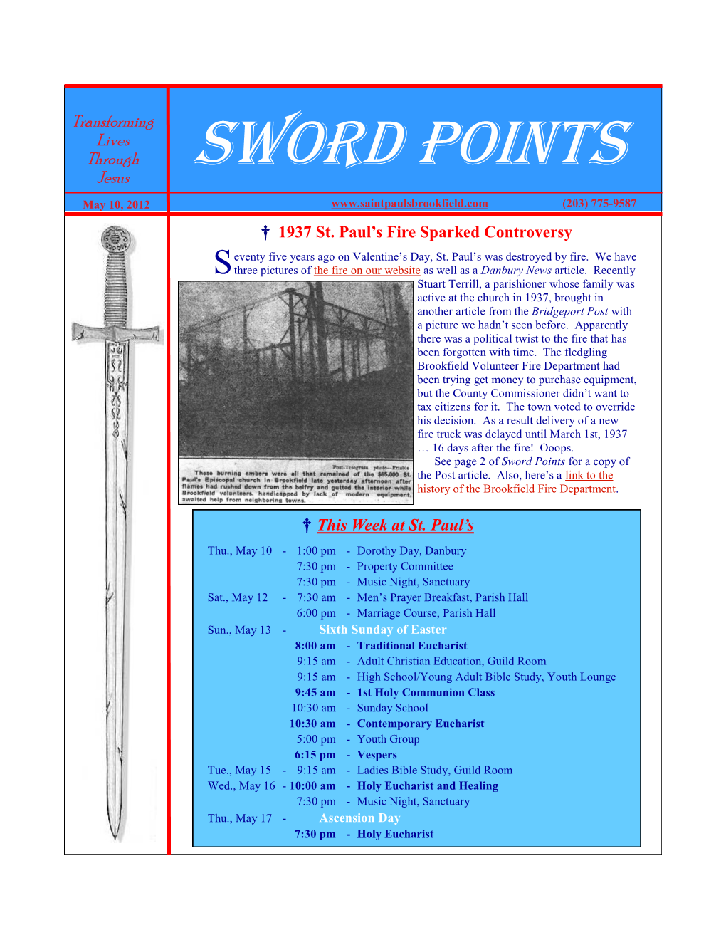 Sword Points Jesus
