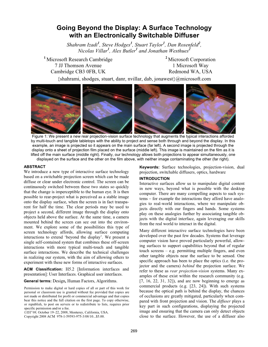 A Surface Technology with an Electronically Switchable