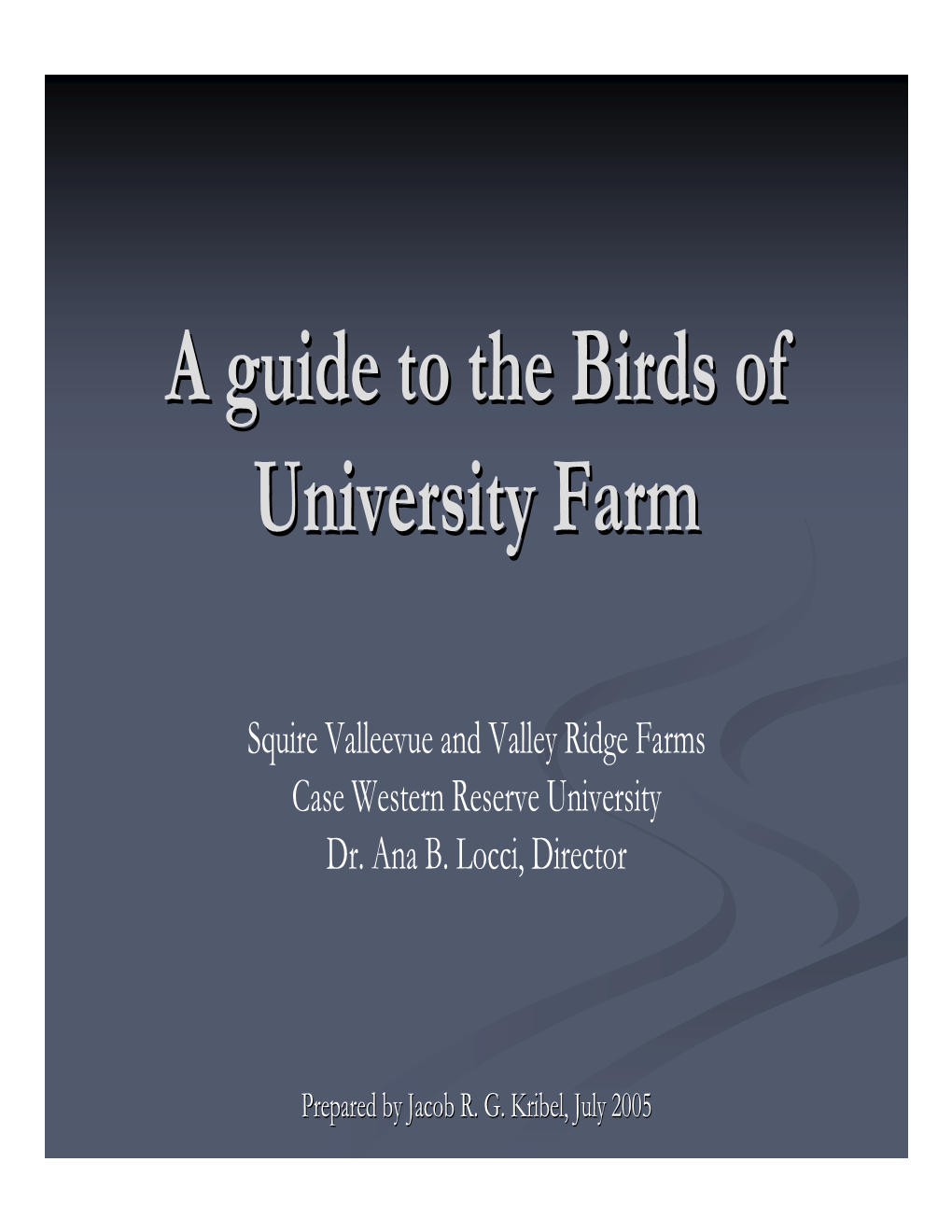 Birds of the Farm