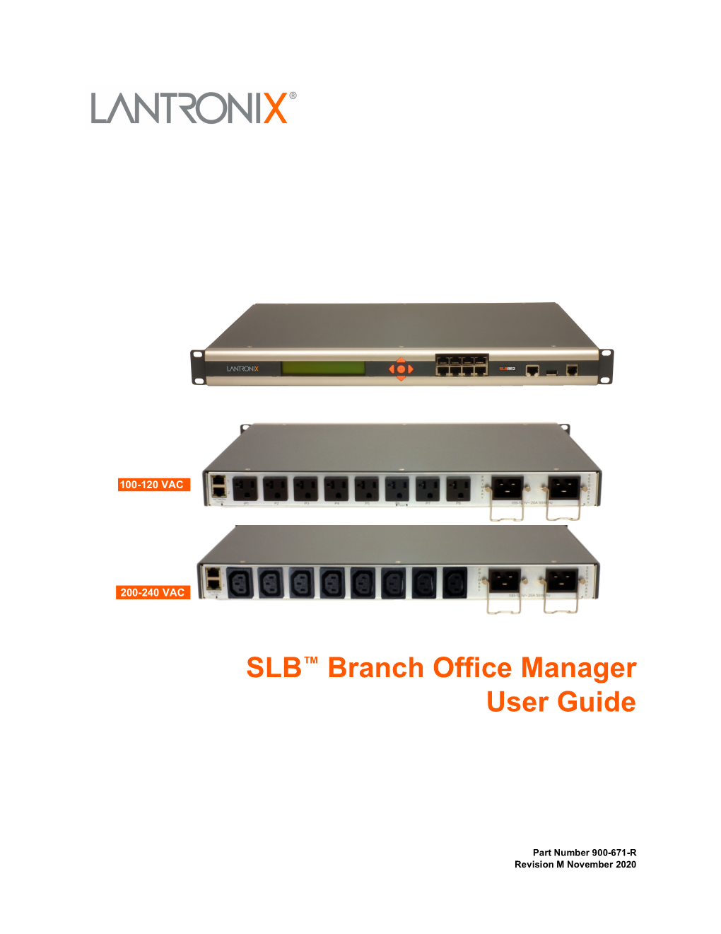 SLB Branch Office Manager User Guide
