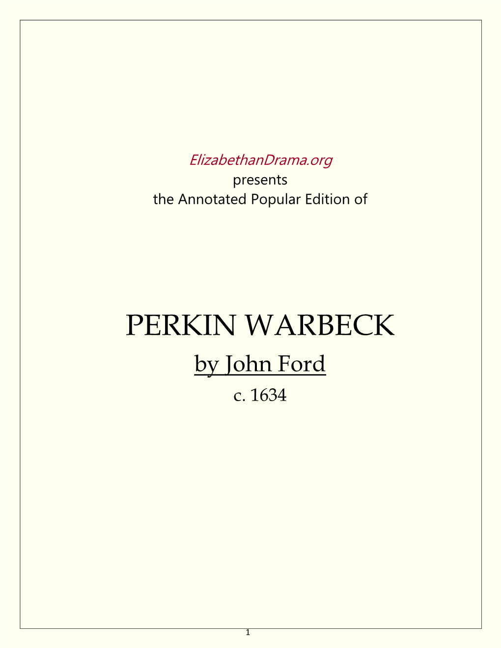 Perkin Warbeck