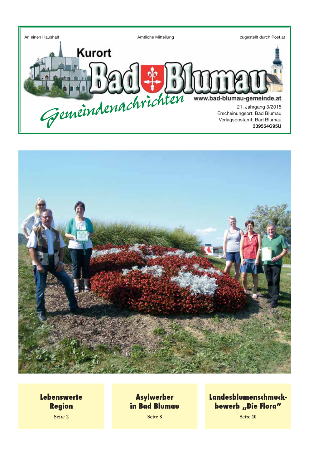 Landesblumenschmuck- Bewerb „Die Flora” Asylwerber in Bad Blumau