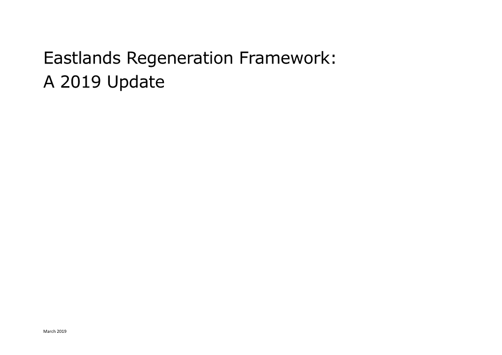Eastlands Regeneration Framework: a 2019 Update