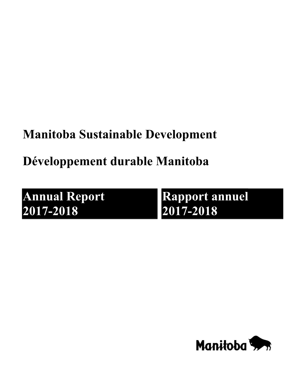 2017/18 Annual Report Sustainable Development